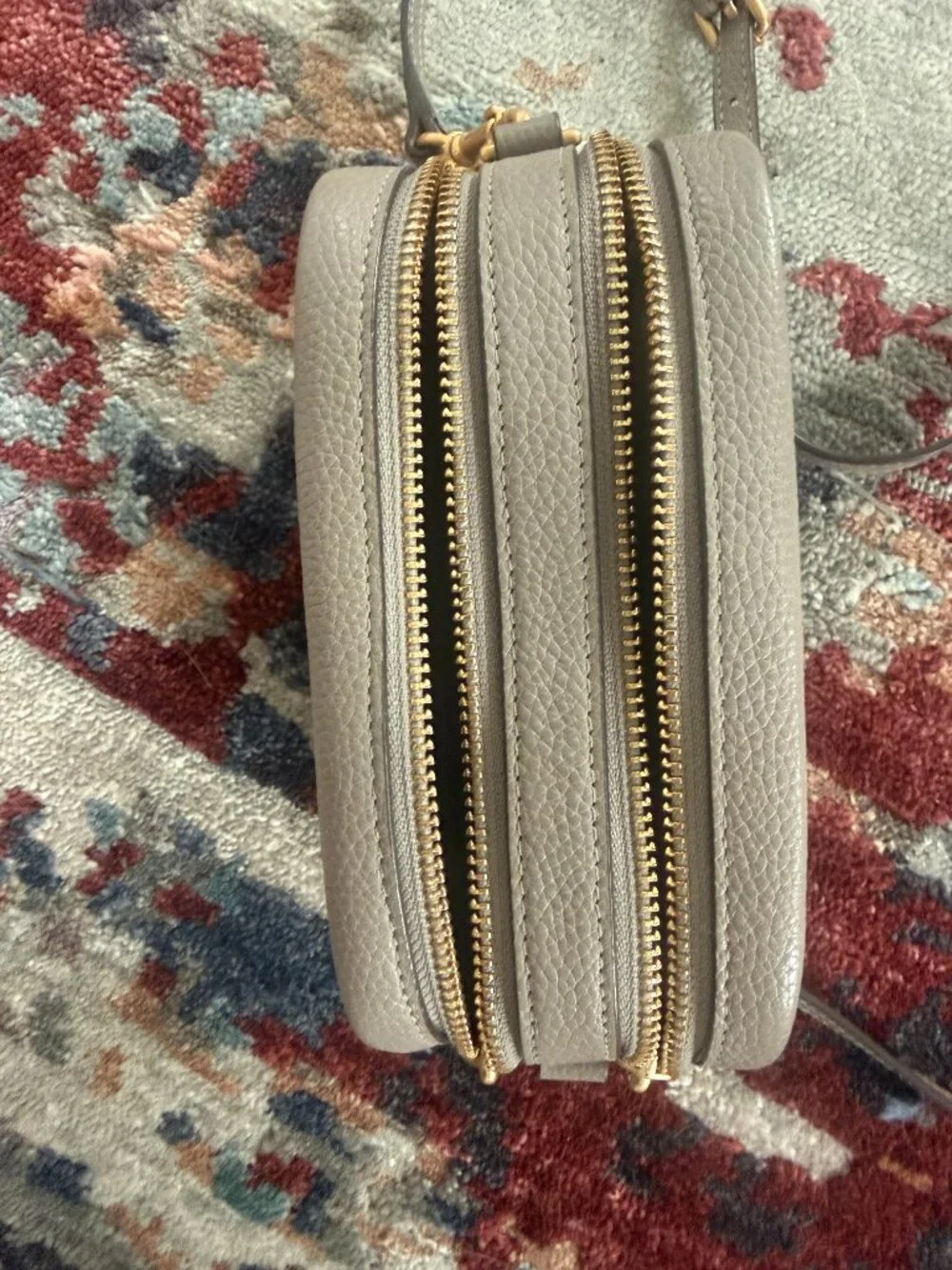 Tory Burch Perry Bombe Mini Bag - Bay Gray